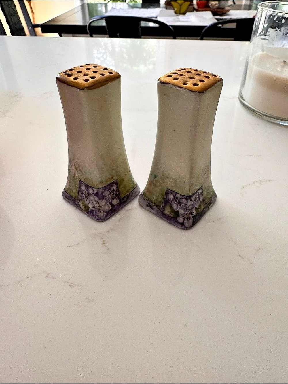 Vtg Japanese salt and pepper shakers